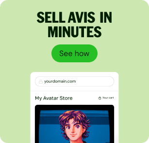 Sell your avatars on Sellfy