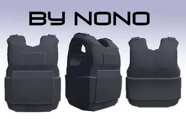 Vrcmods Item Bulletproof Vest Lowlpoly - ballistic vest body armor roblox