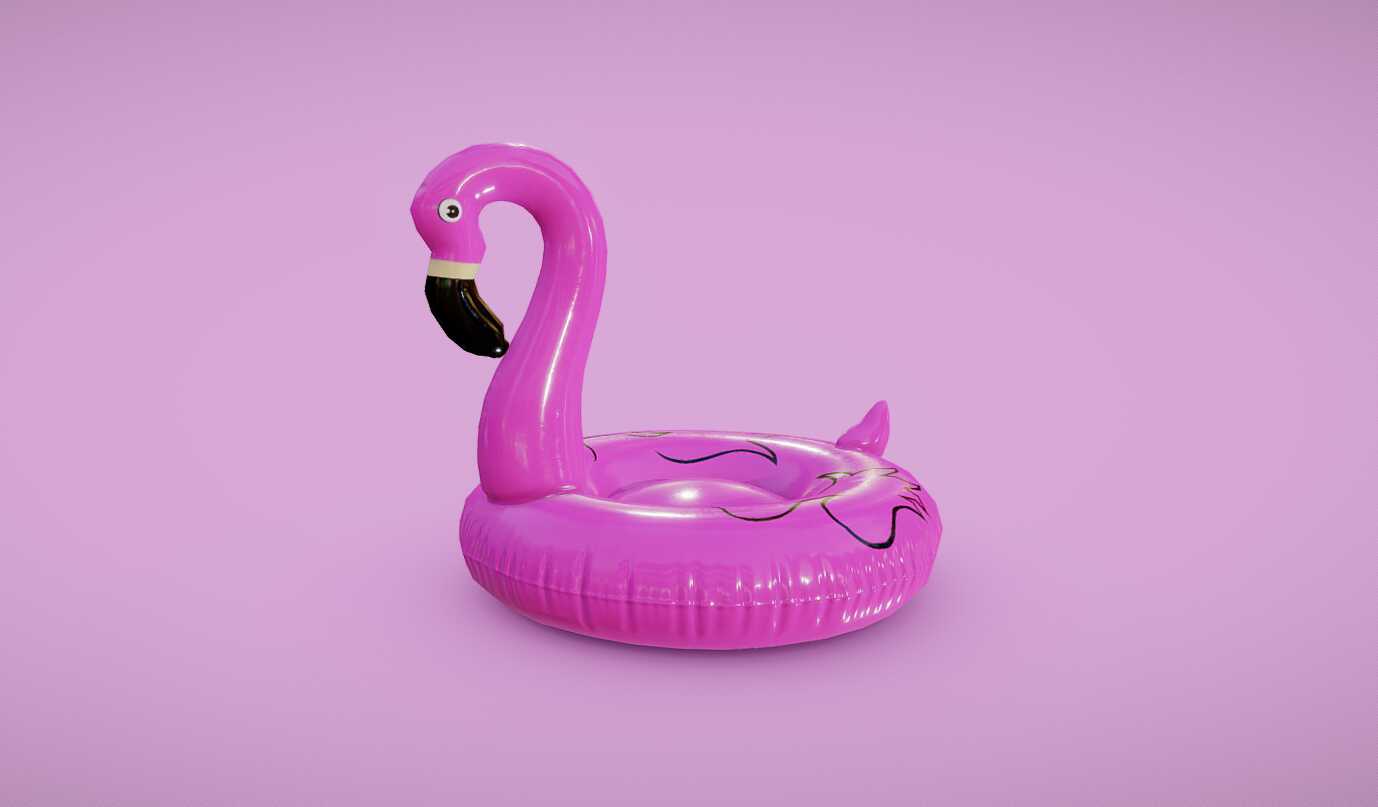 flamingo water float