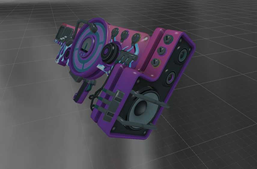 Item animation. Anime Dubstep Gun.