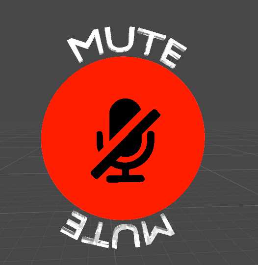 Vrcmods Item 3d Mute Logo