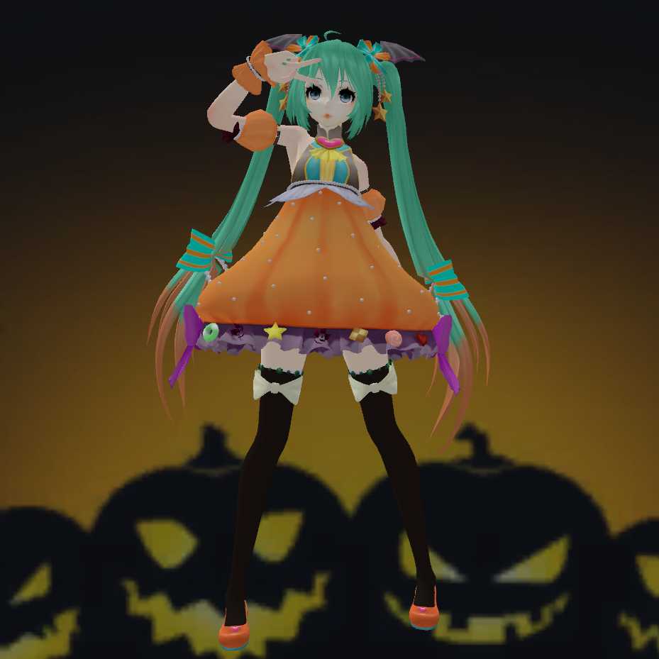 hatsune miku sweet pumpkin