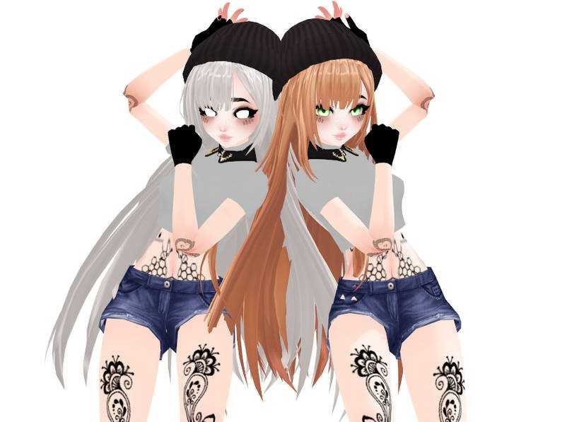 Anime mädchen kurze haare