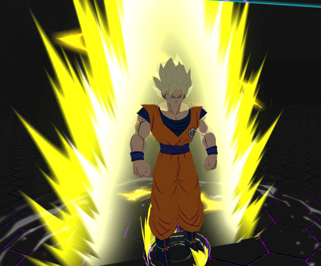 VRCMods - Item - DBFZ Ssj Goku FULL BODY (34k poly) By: CrypticLight